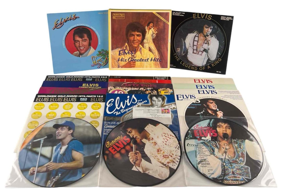 Lot of 18 Elvis Presley Albums,1973-1987 (1 of 16)