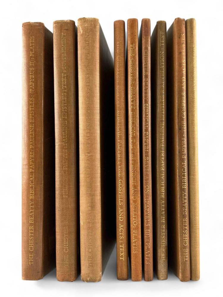 The Chester Beatty Biblical Papyri, Frederic B. Kenyon, 1934, Eight Volumes (1 of 20)