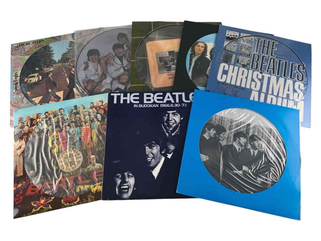 The Beatles, Nine Picture Disc Records (1 of 17)