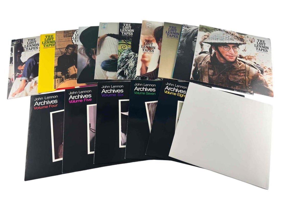 Sixteen John Lennon Vinyl LP Records (1 of 18)