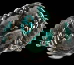 Native American Sterling Silver Turquoise Cuff Bracelet