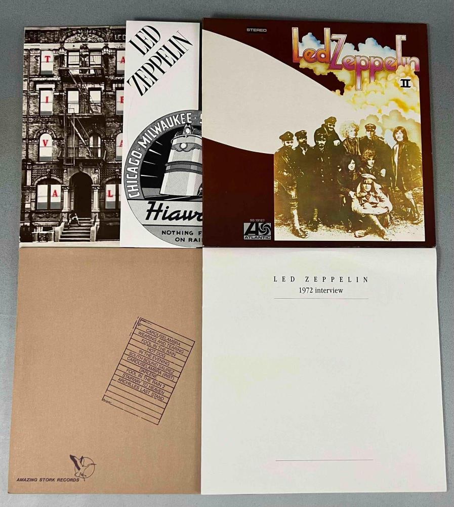 Led Zeppelin, Five Vinyl LP Records (1 of 12)