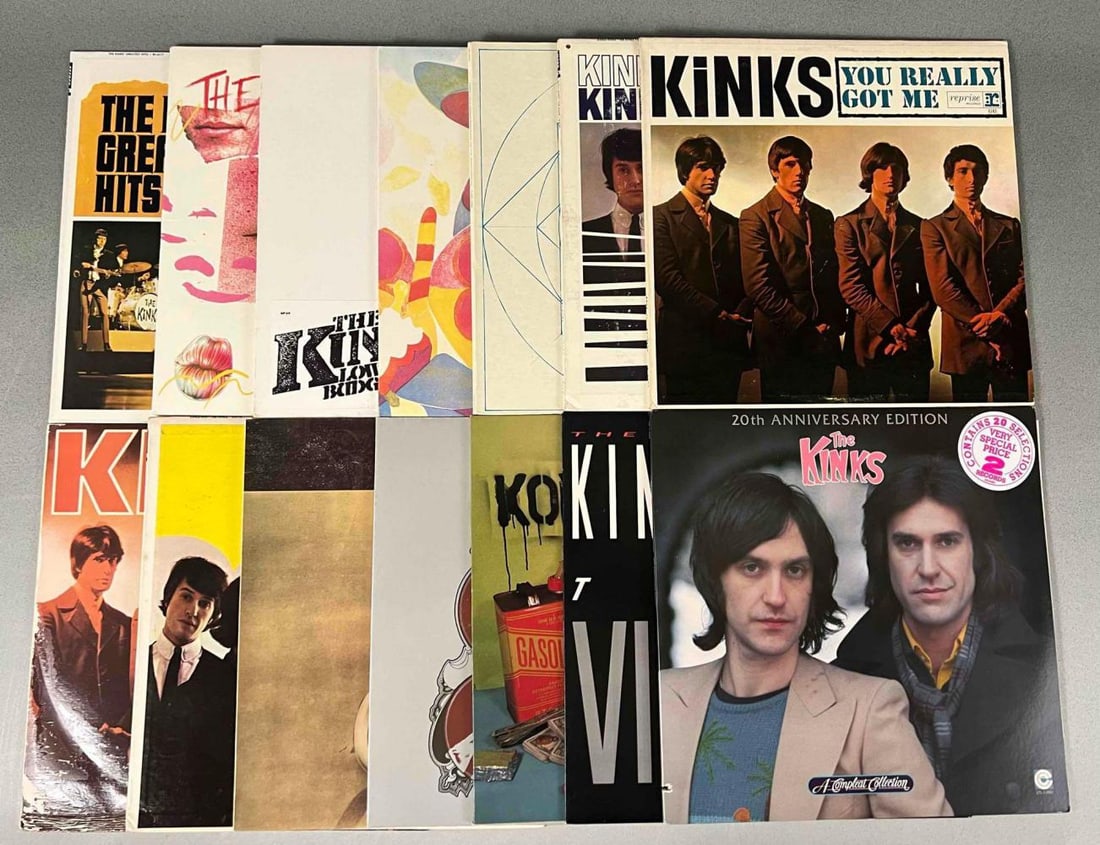 The Kinks, Fourteen Vinyl LP Records (1 of 19)