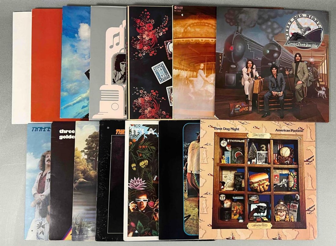 Three Dog Night, Thirteen Vinyl LP's (1 of 20)