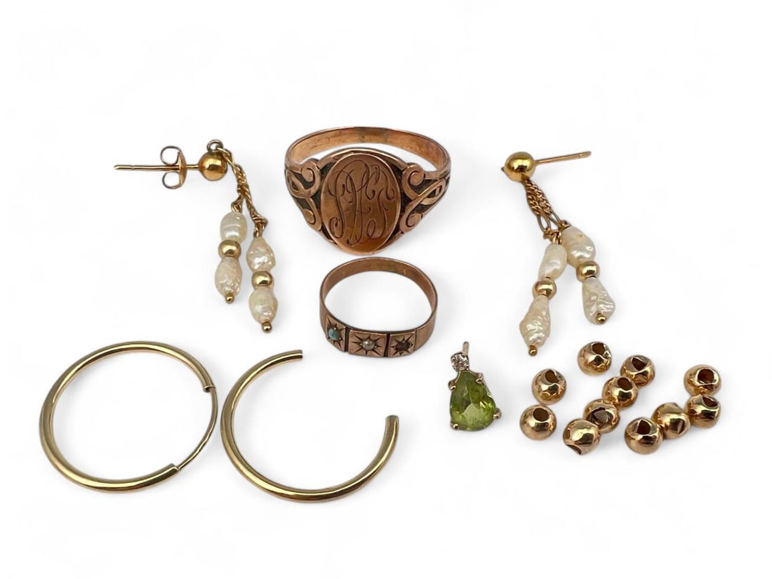 14K, 10K Scrap Gold Lot (1 of 6)