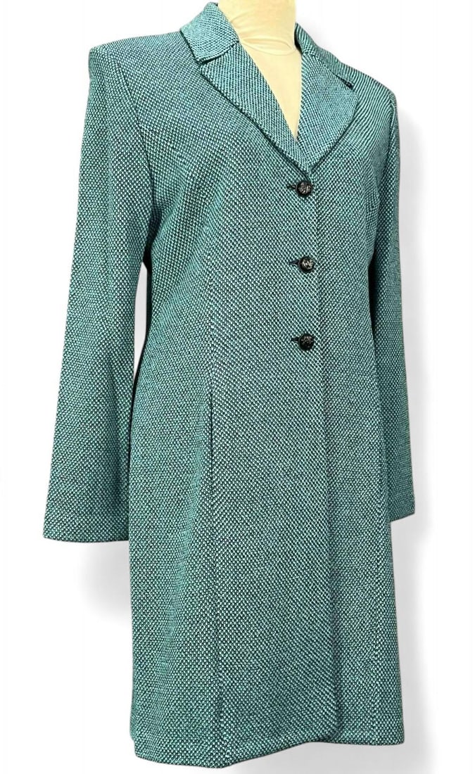 St. John Blue Coat, New With Tags, Size 14 (1 of 10)