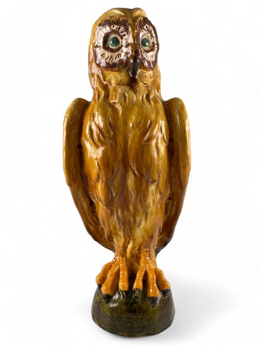 Bavent French Glazed Terracotta Rooftop Owl (1 of 14)