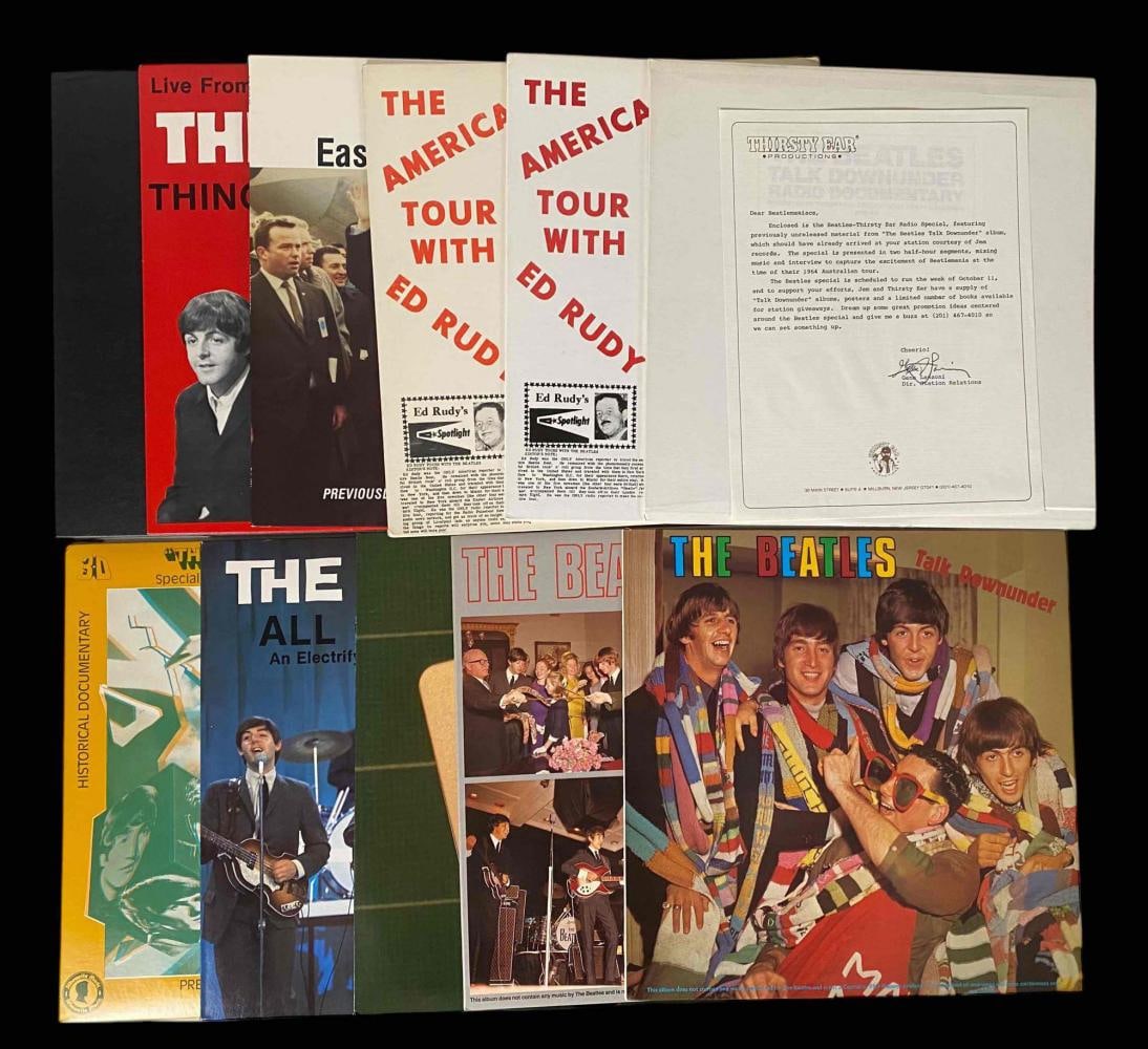 The Beatles, Eleven Vinyl Records & Record Sets: The Beatles, Eleven Vinyl Records & Record Sets. The Beatles Talk Downunder, Raven Records, RVLP 1002; The Beatles Talk Downunder (And All Over) Vol 2, Raven Records, RVLP-1013; The Beatles At The Bee