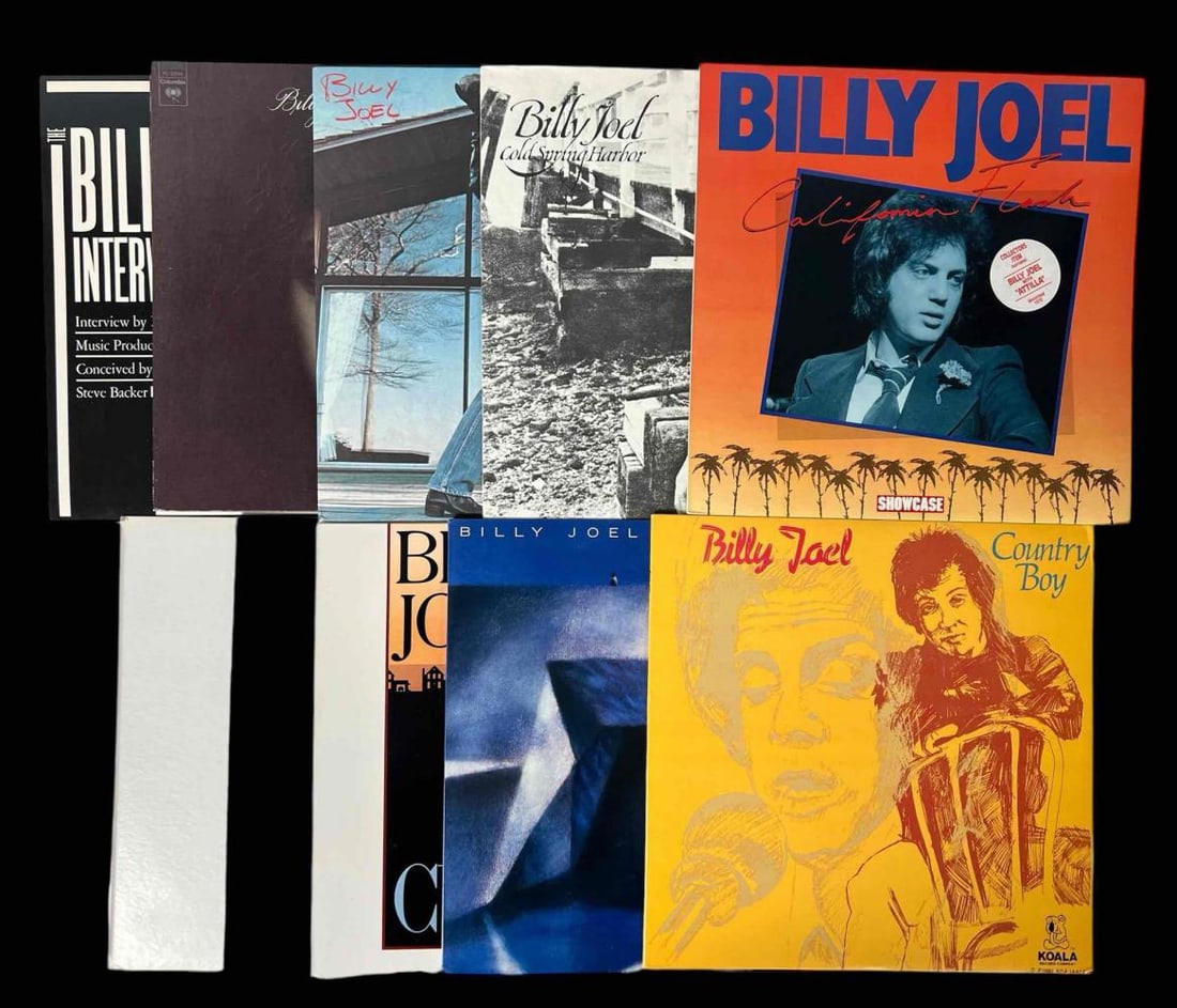 Billy Joel, Ten Vinyl LP Records (1 of 14)
