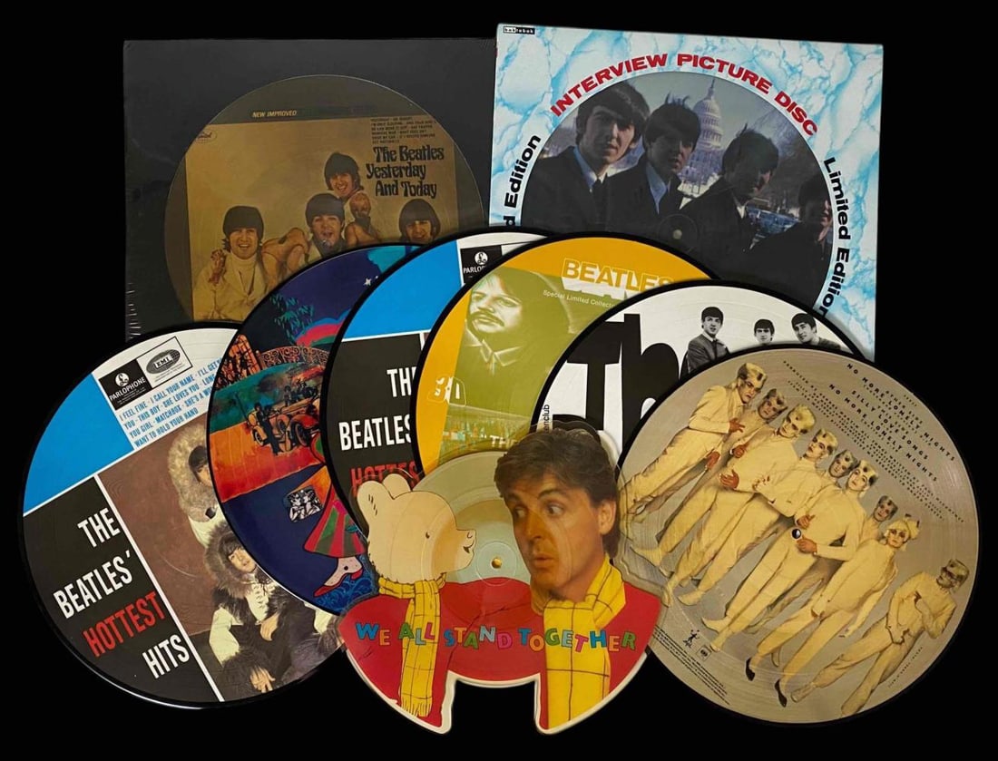 The Beatles & Paul McCartney, Nine Vinyl Picture Disc Records (1 of 7)