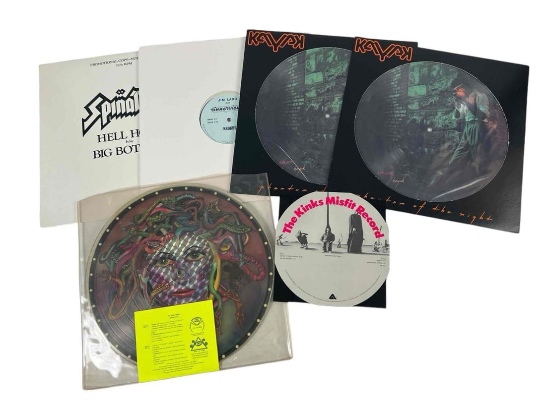 Six Vinyl Records Including The Kinks (1 of 16)