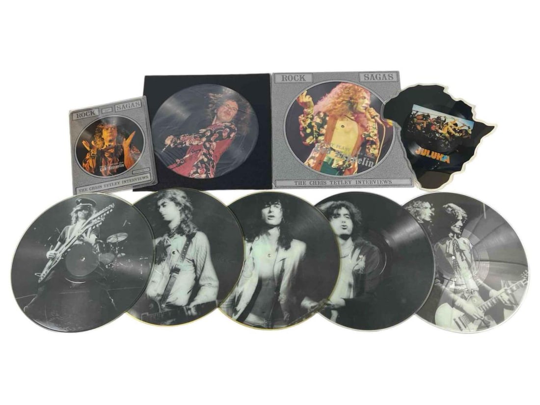 Led Zeppelin, Nine Vinyl Picture Disc Records (1 of 19)