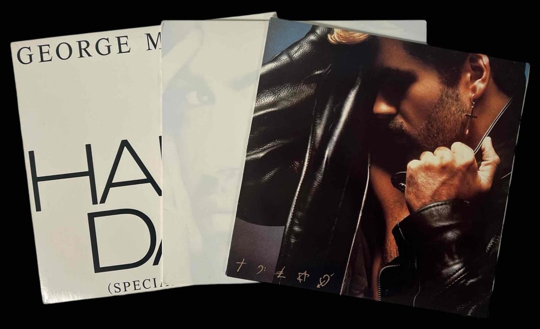 George Michael, Three Vinyl LP Records, Including Promotional Copy (1 of 6)