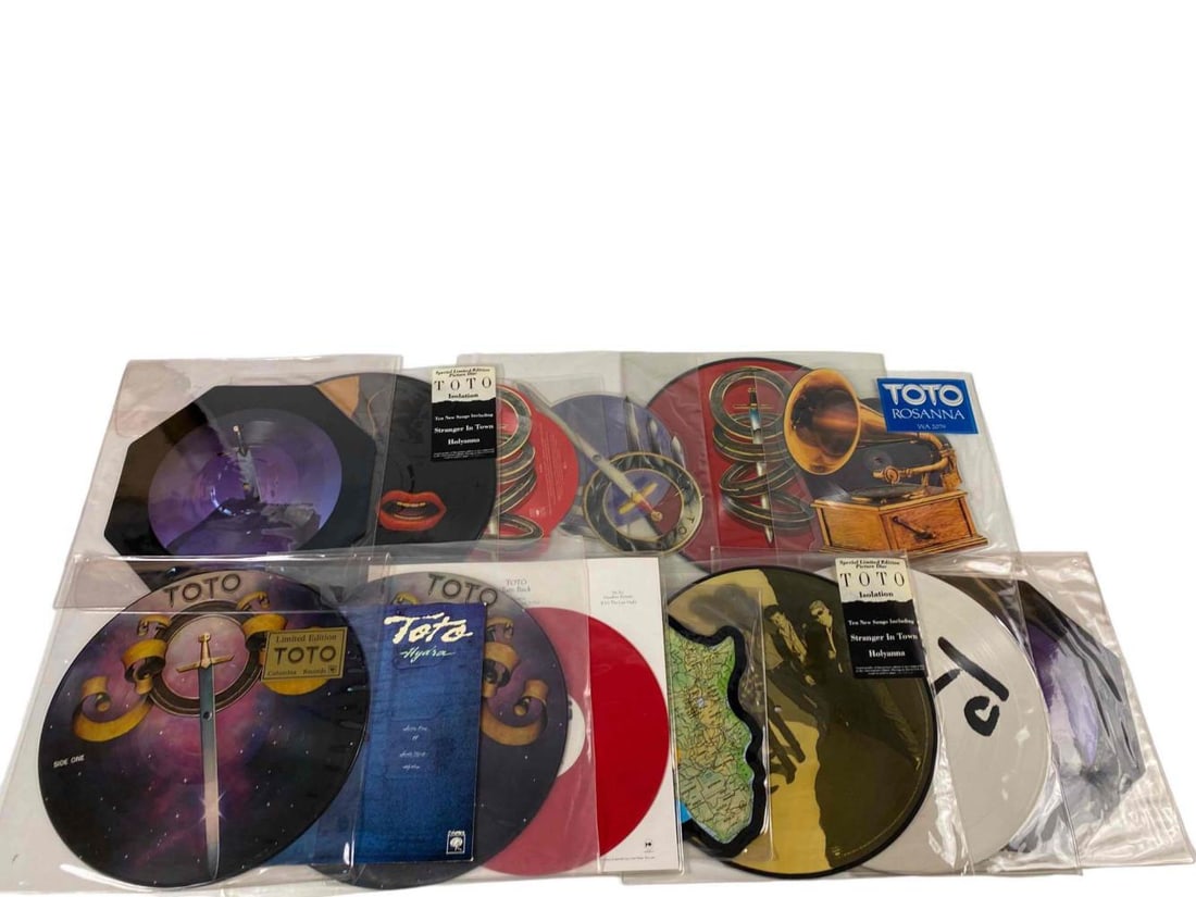 Toto, Fourteen Picture Disc Records (1 of 16)
