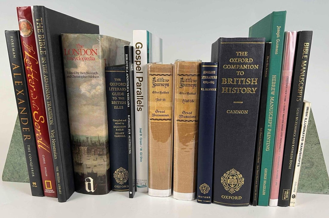 Lot Of Books, Topics Related To Christian Manuscript Studies (1 of 19)