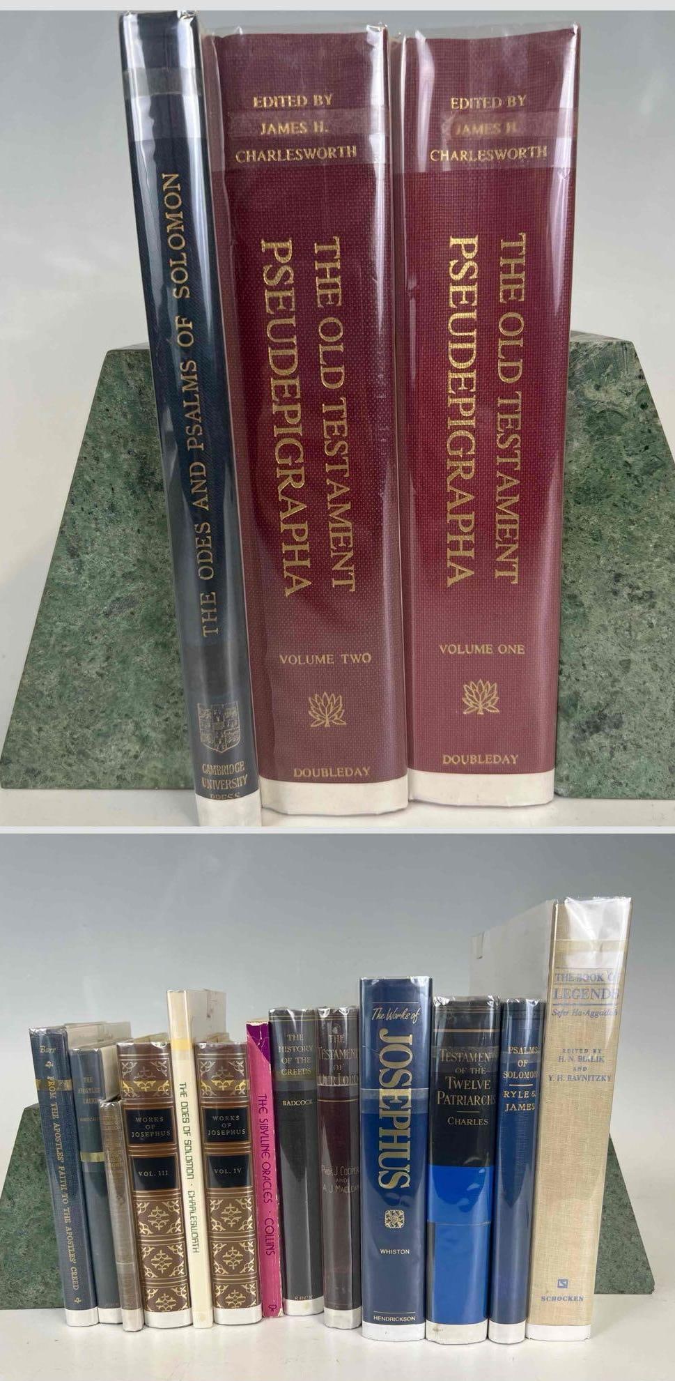 The Old Testament Pseudepigrapha, Ed. James Charlesworth, Two Volumes, And Other Books: The Old Testament Pseudepigrapha, Ed. James Charlesworth, Two Volumes, And Other Books. The Old Testament Pseudepigrapha Volume 1, The Old Testament Pseudepigrapha Volume 2, The Doctrine of Immorality