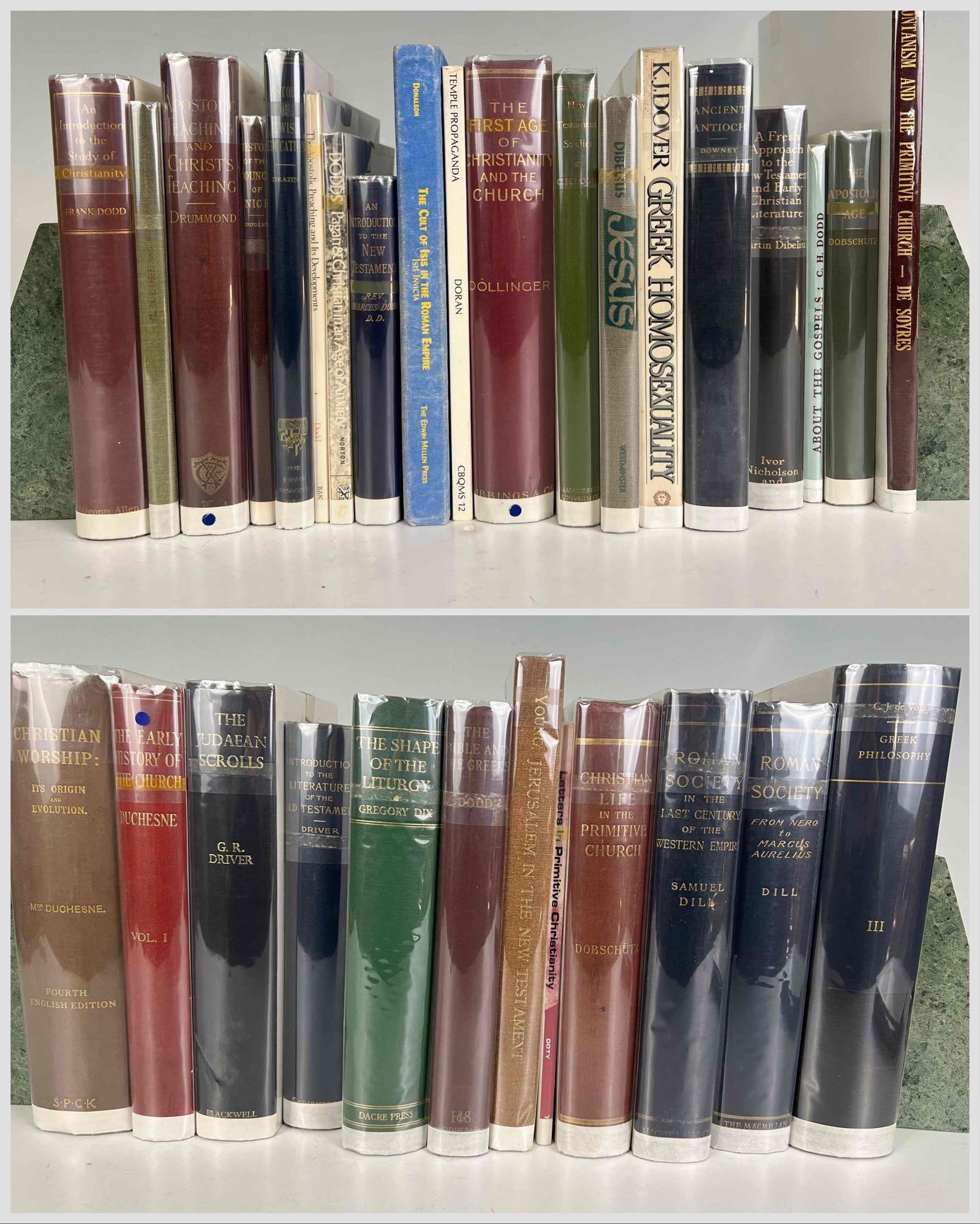 Lot Of Books: Early Christianity & Related Subjects: Includes: The Apostolic Age, a Fresh Approach to the New Testament and early Christian literature, Greek homosexuality, ancient Antioch, Jesus, New Testament studies, temple propaganda, the first of C