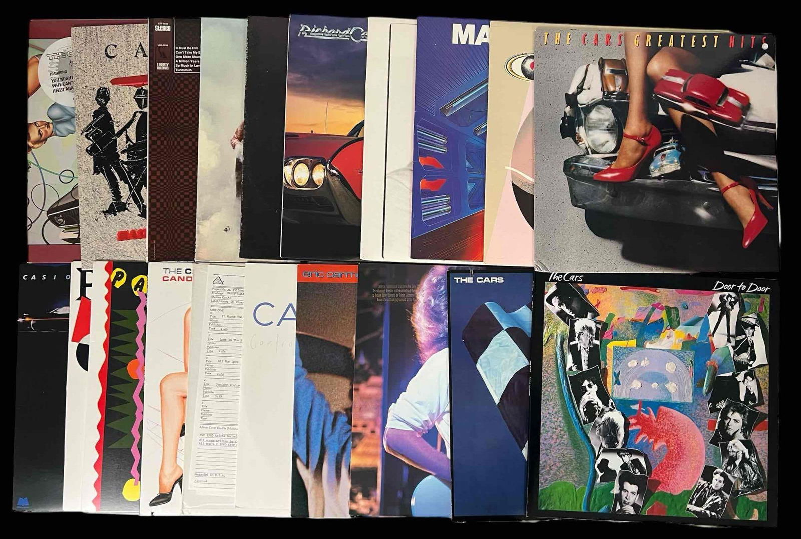 20 Vinyl Records, Including The Cars (1 of 15)
