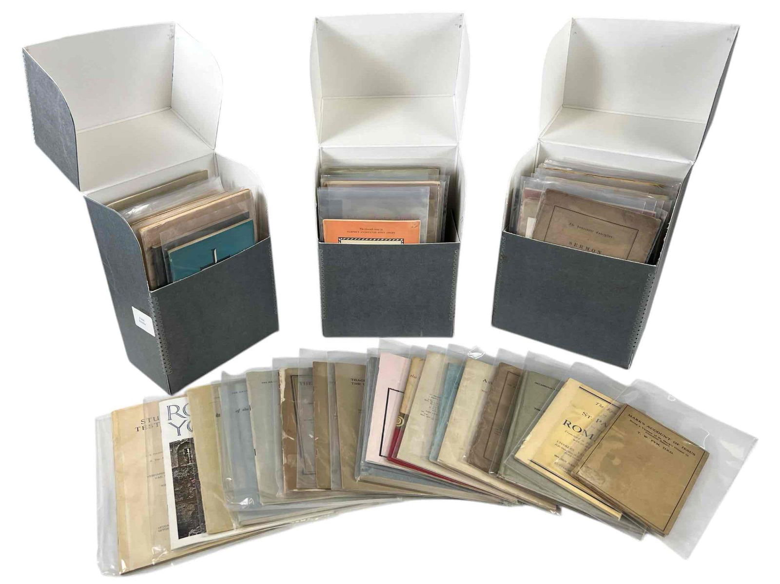 Lot Of Pamphlets & Articles In Christian Manuscript Studies And Related Topics, Ca. 1875-1970 (1 of 7)