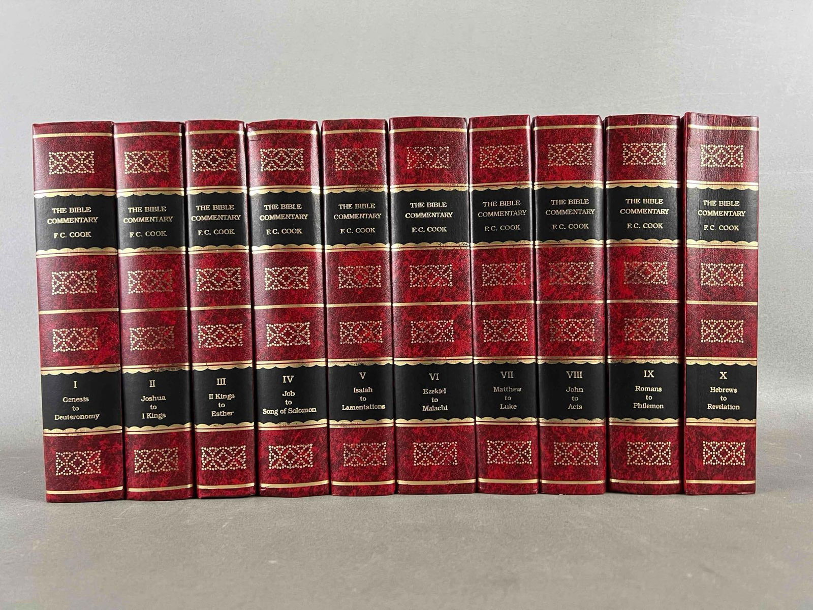 The Bible Commentary, Ed. F.C. Cook, Complete Set In Ten Volumes (1 of 5)