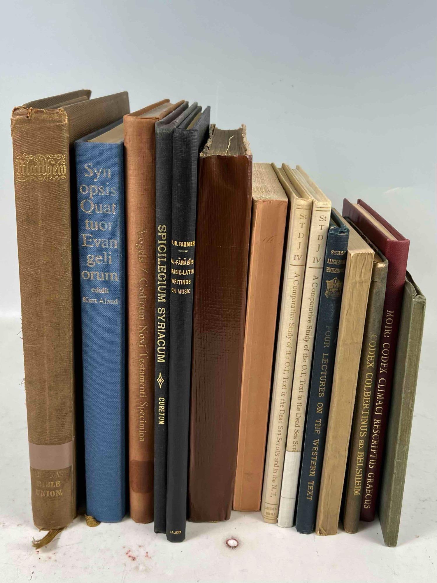 Lot Of Early Christian Manuscript Studies (1847-1978) (1 of 4)