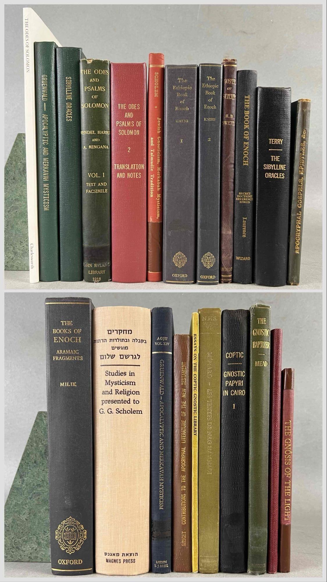 Lot Of Books: The Psalms Of Solomon, Gnosticism, The Book Of Enoch (1 of 20)