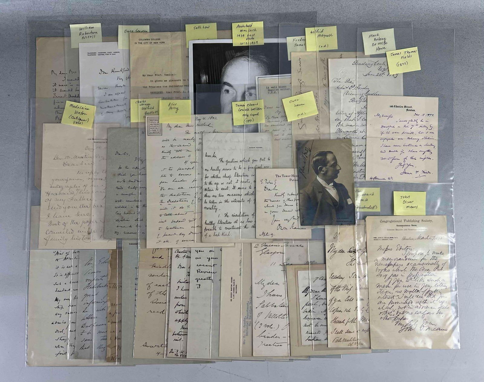 Collection Of Letters From Writers, Artists, Musicians, Architects, And More (1839-1937) (1 of 20)