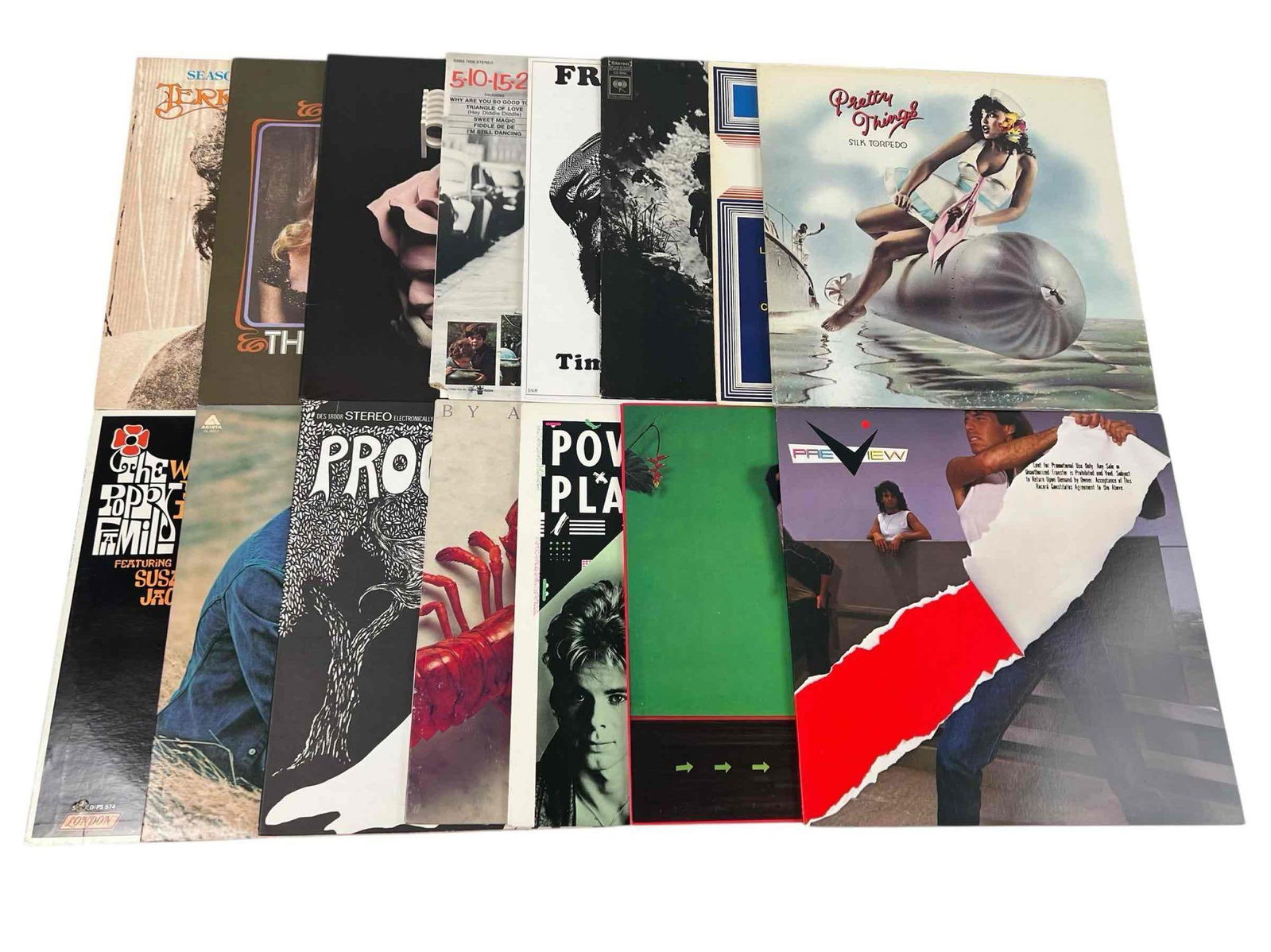 Lot Of Vinyl Records Including Procol Harum, The Poppy Family, David Pomeranz, The President,: Lot Of Vinyl Records Including Procol Harum, The Poppy Family, David Pomeranz, The President, Preview, Gary Portnoy, Powerplay, Lloyd Price, Freddy Powers, The Pretty Things, Pozo Seco, The Presidents