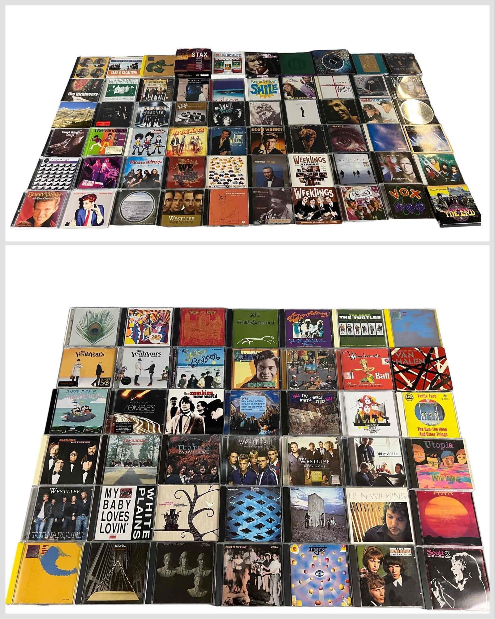 Large Lot Of CD's Including Pink Floyd, The Beach Boys, The Turtles (1 of 12)