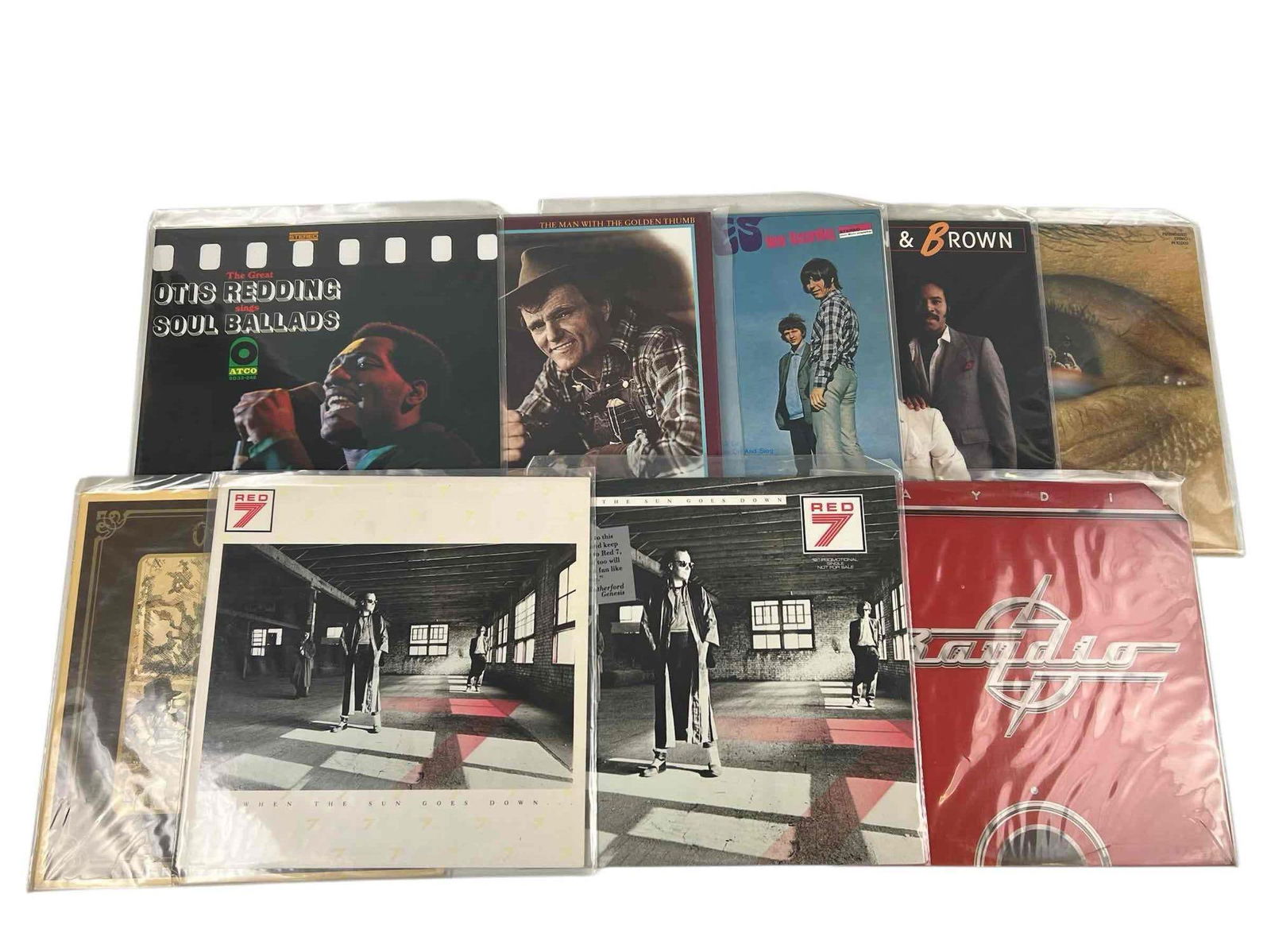 Lot Of Vinyl Albums Including: Otis Redding; The Rattles; Ray, Goodman & Brown; Raydio (1 of 11)