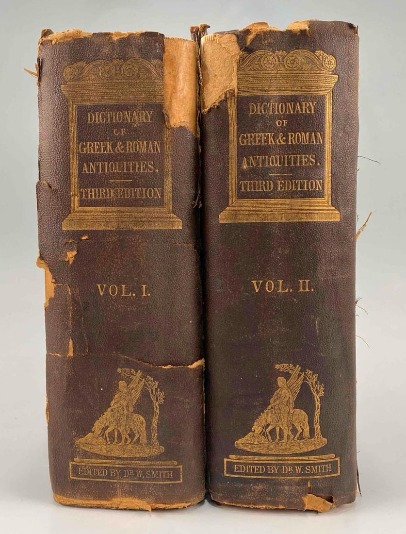 Dictionary Of Greek & Roman Antiquities, William Smith, 1890-1891 Third Edition, 2 Vol. Set (1 of 3)