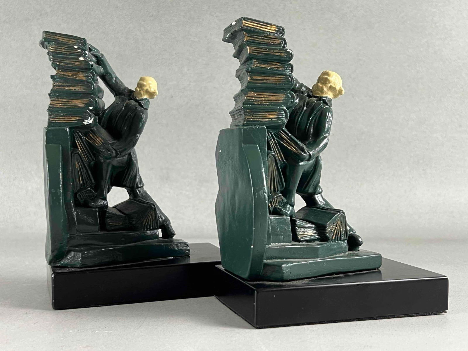J.B. Hirsch "Hold Those" Vintage Book Ends (1 of 3)