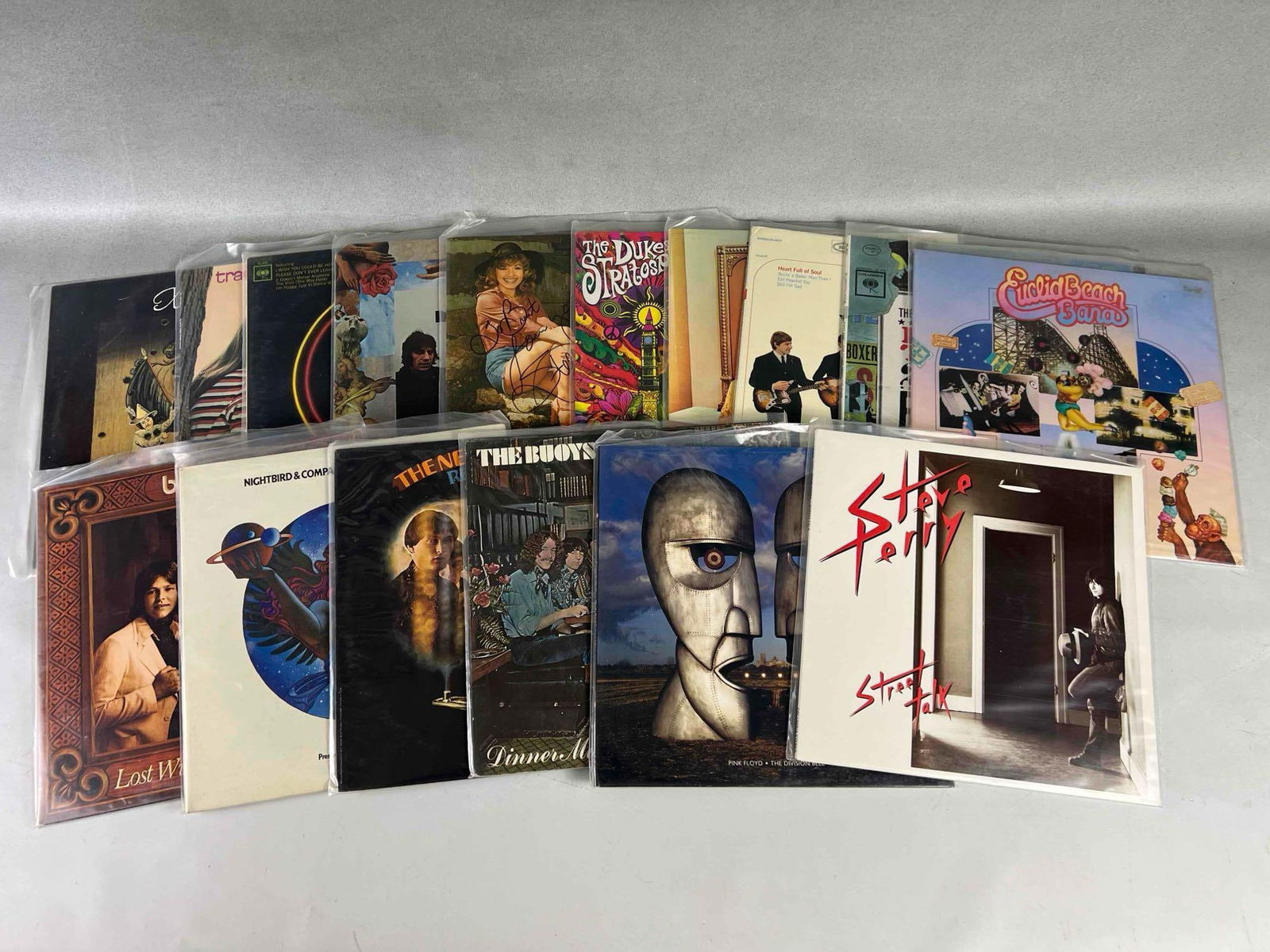 Lot Of Vinyl Records Including The Yardbirds, Bread, Nightbird & Company, The Dukes Of Stratosphere (1 of 9)