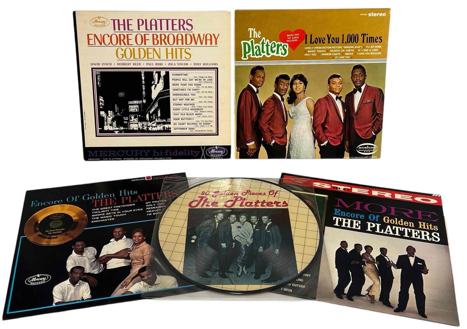 The Platters, Vinyl Albums, 1960-1984 (1 of 5)