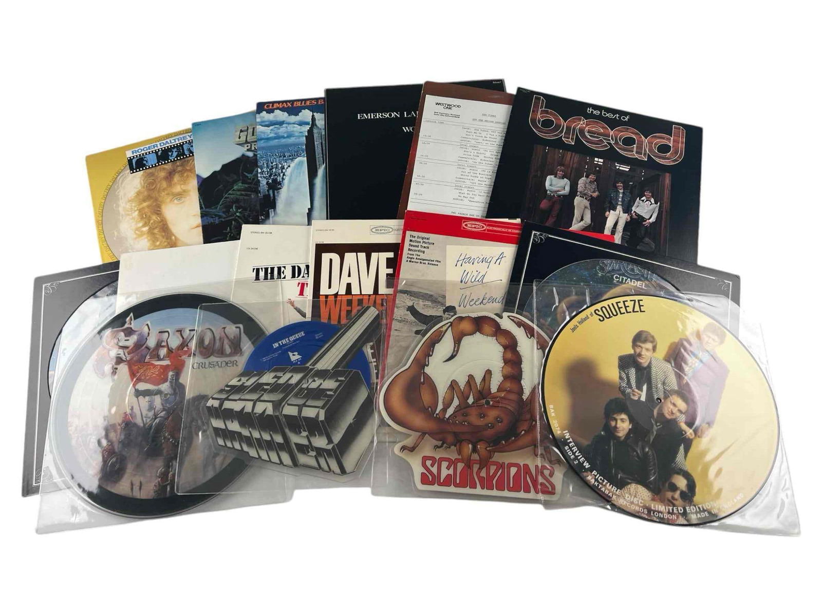 16 Vinyl LP's & Picture Discs, Ca. 1973-1988 (1 of 19)