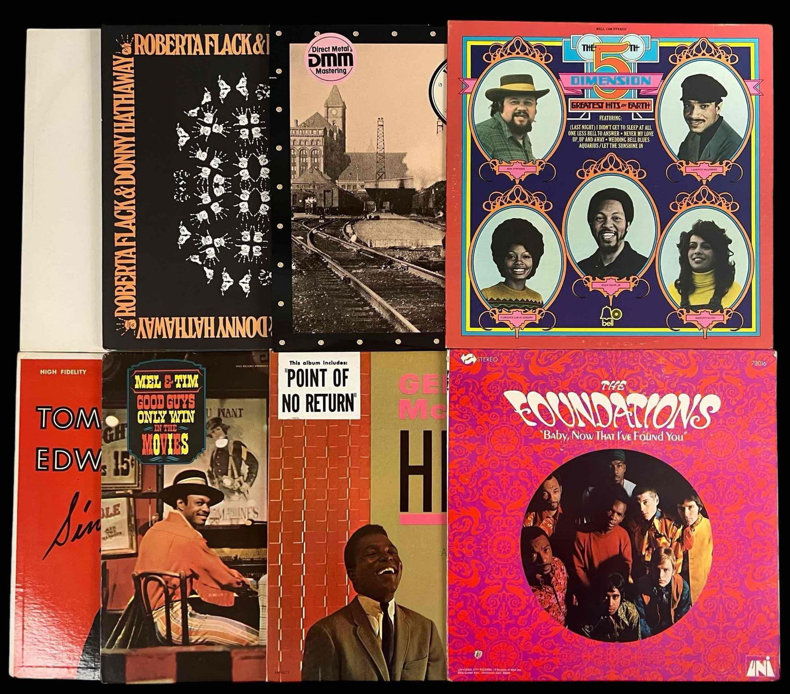 Eight Soul & Pop Music Vinyl LP Records (1 of 11)