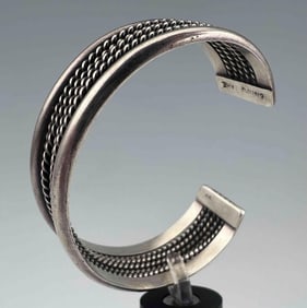 Native American Sterling Silver Cuff Bracelet