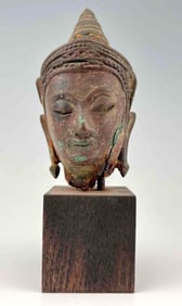 Sukothai Bronze Buddha Head