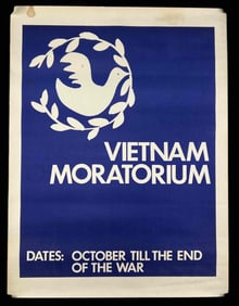 Vietnam War Moratorium Protest Poster