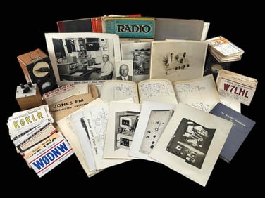 Frank C. Jones Radio Documents, Photographs & Prototypes, Including Those Related To Work In WWII