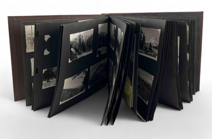 1948 West Coast Road Trip Scrap Book Album With Photos Through California, Oregon, & Washington