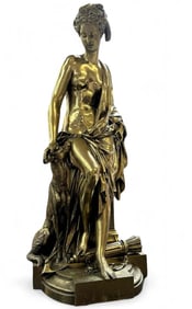 After Albert Ernest Carrier Belluse (French, 1824-1887), Diana, Bronze