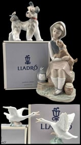 Grouping Of Lladro Spanish Porcelain Figures