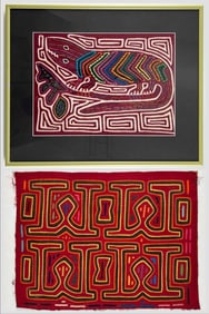 Two Kuna Mola Textiles