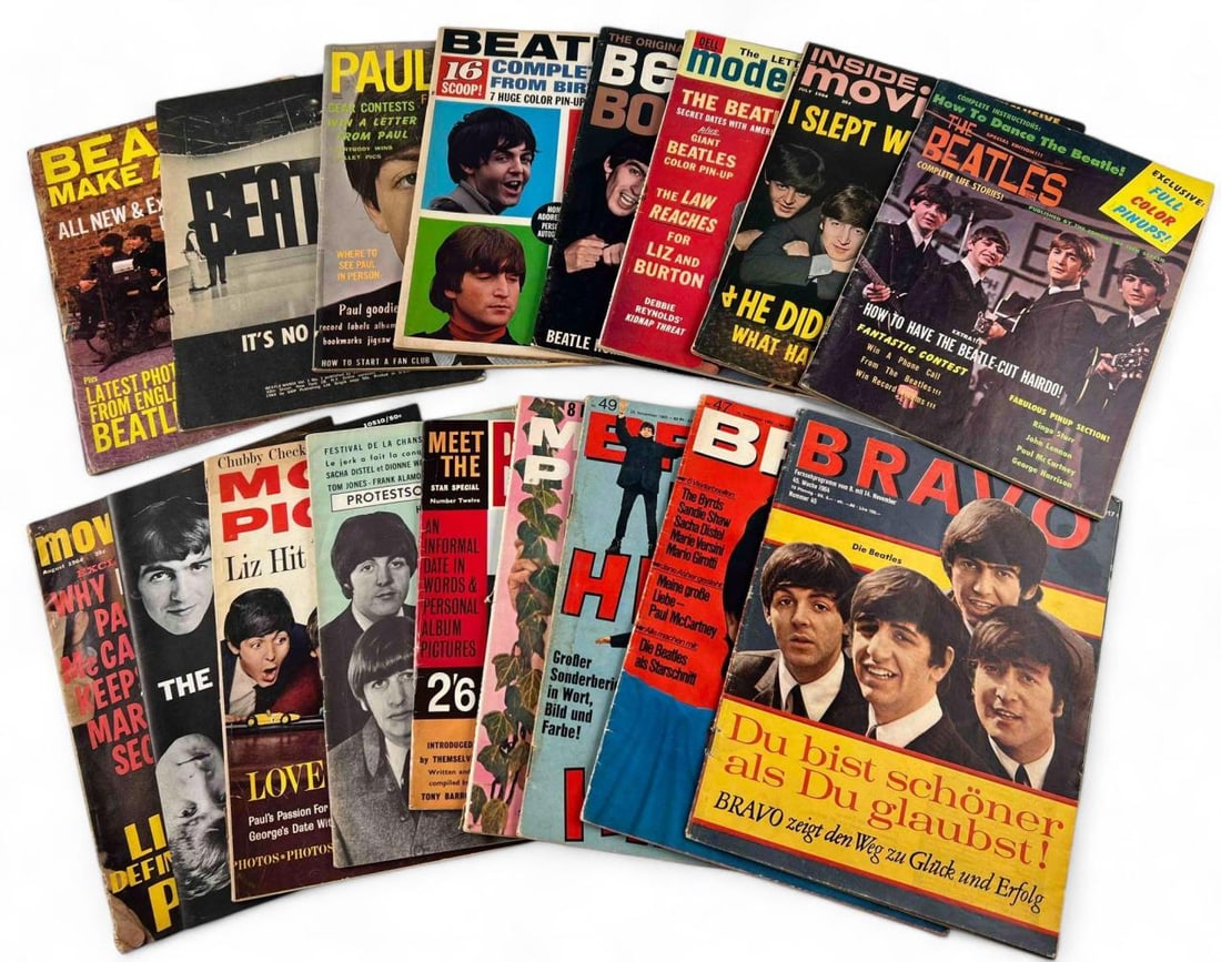 Lot Of Early Beatles Ephemera, Ca. 1963-1965 (1 of 18)