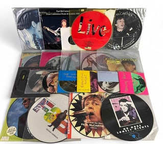 Paul McCartney & George Harrison Vinyl Picture Discs