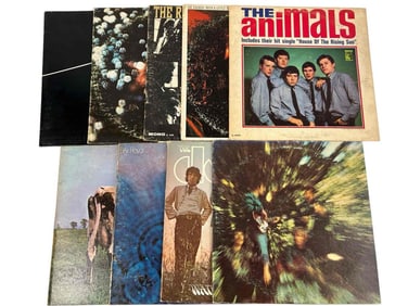 Vinyl Records including Pink Floyd, The Doors, The Rolling Stones