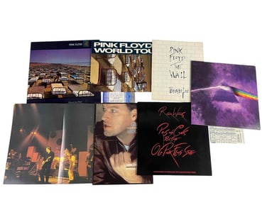 Pink Floyd Concert Tour Programs & Ticket Stubs