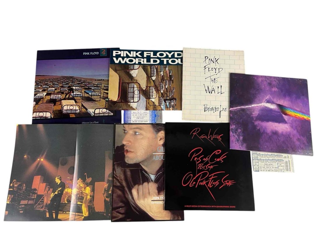 Pink Floyd Concert Tour Programs & Ticket Stubs (1 of 14)