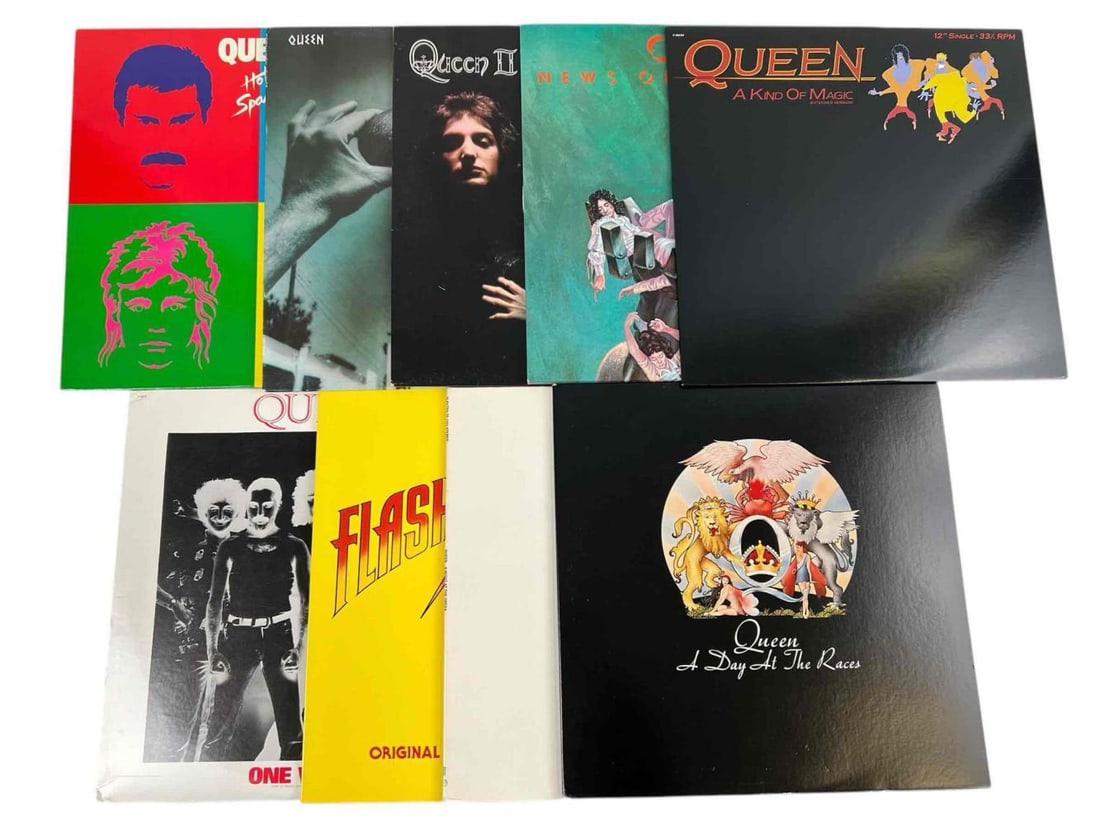 Queen, Nine Vinyl Albums (1 of 20)